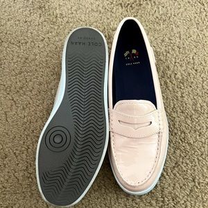 Brand new- Cole Haan loafers, baby pink sz 6